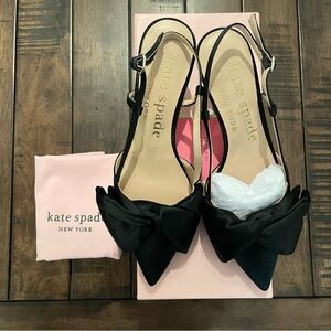Kate Spade New York - Marseille Dress Pumps / Kitten Heel - Black